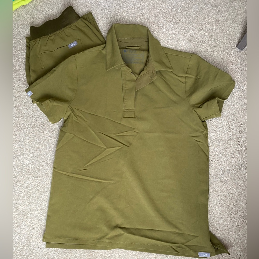 Figs Scrubs xs & small / tall - pea green